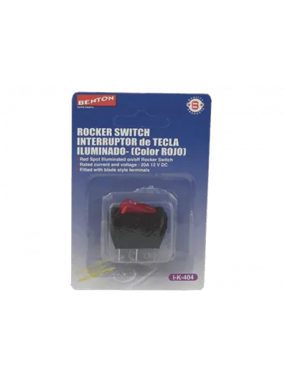 INTERRUPTORES TECLA - ROJO