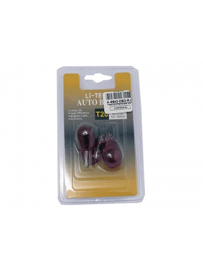 AMPOLLETAS 12V 21/5W T20 ROJO