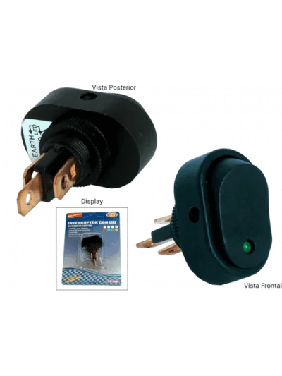 INTERRUPTOR CON LUZ AMBAR