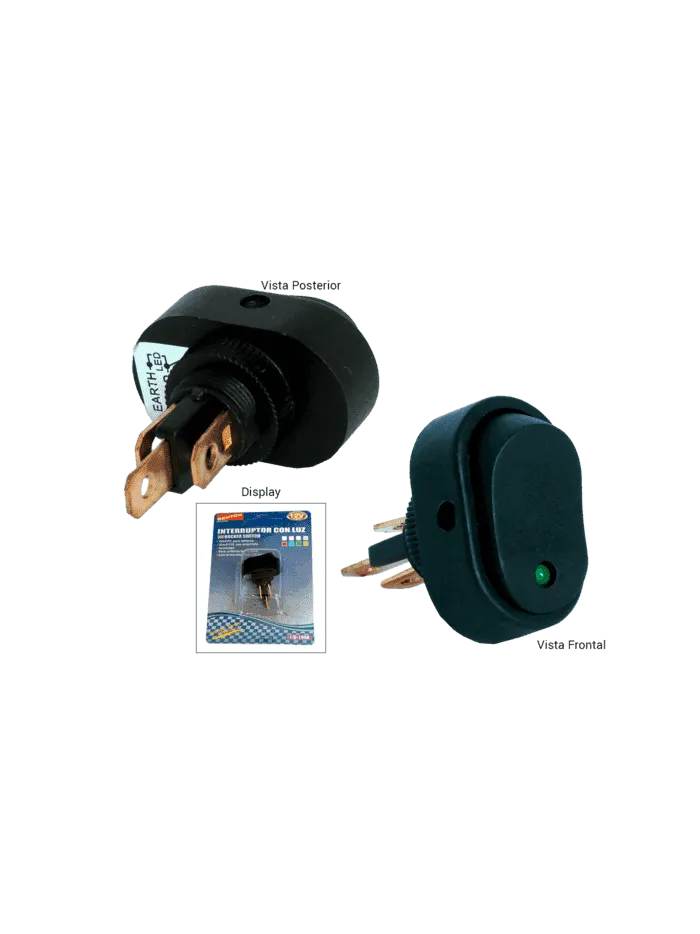 INTERRUPTOR CON LUZ VERDE