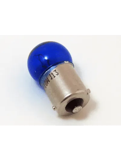 AMPOLLETAS 12V 10W G18.5 BA15s AZUL