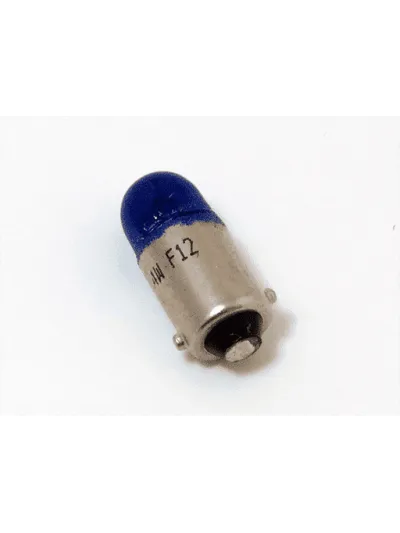 AMPOLLETAS 12V 4W T8.5 BA9S ( 23 MM ) - AZUL