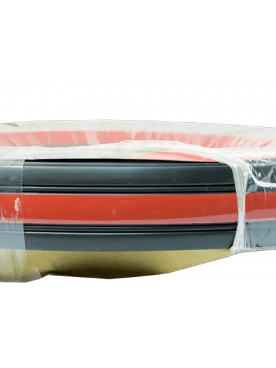 MOLDURA - 43 x 5mm - NEGRO / ROJO