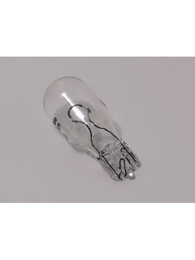 AMPOLLETAS 12V 21W T15 BASE DE VIDRIO