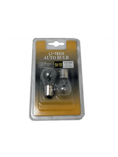 AMPOLLETAS 12V 15CP S25 BA15s