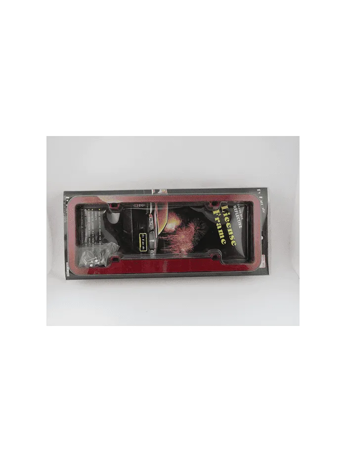 MARCO PATENTE REFLECTANTE ROJO