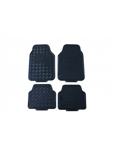 SET DE 4 PISOS METALIZADOS - NEGRO