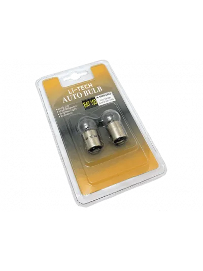 AMPOLLETAS 12V 23/8W G18.5 BAY 15D