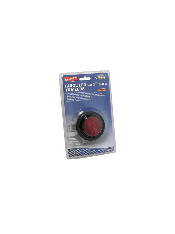 FAROL 6 LED 12/24V ROJO