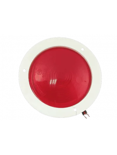 FAROL CON FLANGE 140mm - ROJO