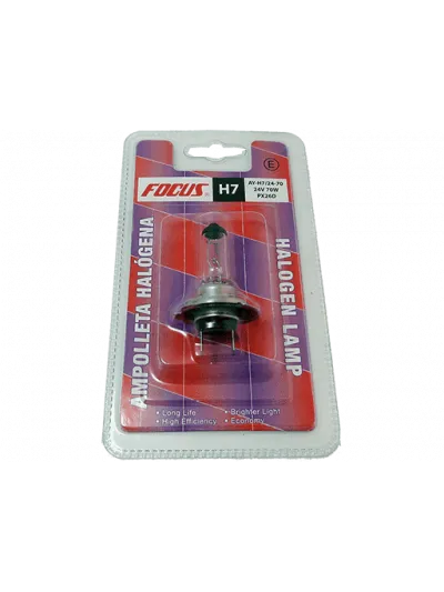 AMPOLLETAS - H7 24v 70w