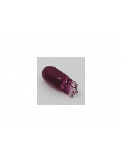 AMPOLLETAS 24V 3W T10 BASE DE VIDRIO ( W2.1 X 9.5D) MORADO