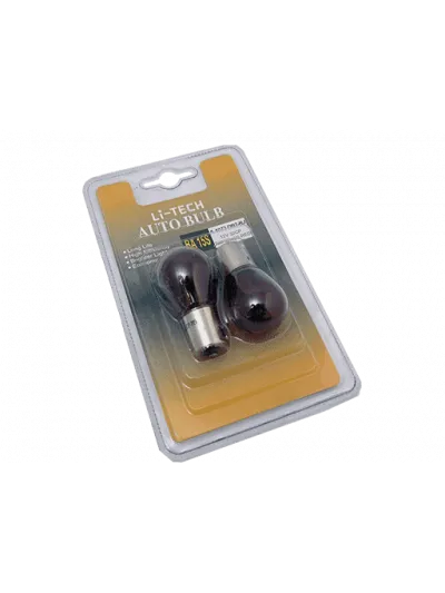 AMPOLLETAS 12V 32CP S25 BA15s - ROJO